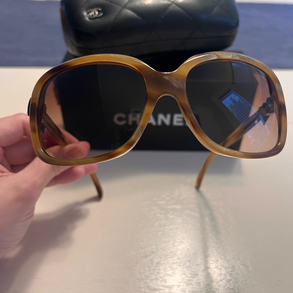 Chanel Tortoise Shell Sunglasses